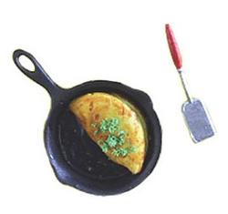 Pande med omelet + palet