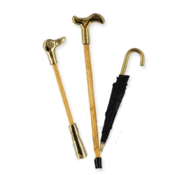 Stokke og paraply