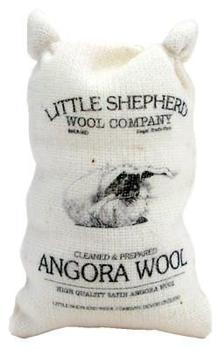Angora-uld i sæk