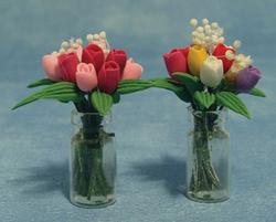 Vase med tulipaner