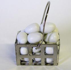 Æg i metalkurv