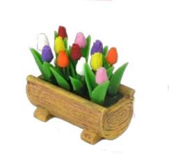 Tulipaner i trug