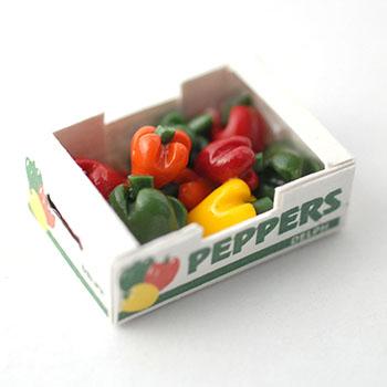 Peberfrugter i kasse