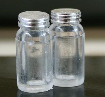 Glas med skruelåg - 2 stk