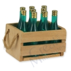 Kasse med flasker