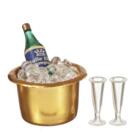 Champagne med glas