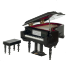 Piano med taburet